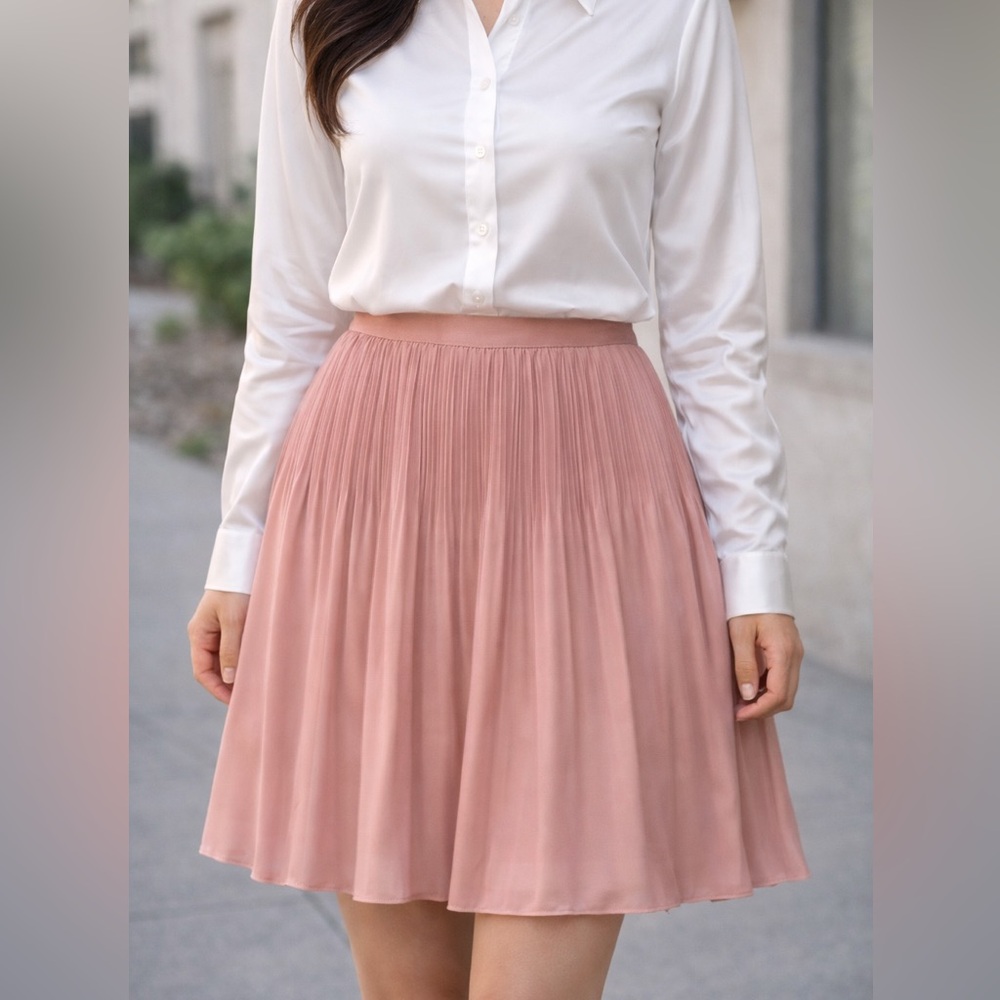 NWT Cute Ann Taylor Pleated Skirt